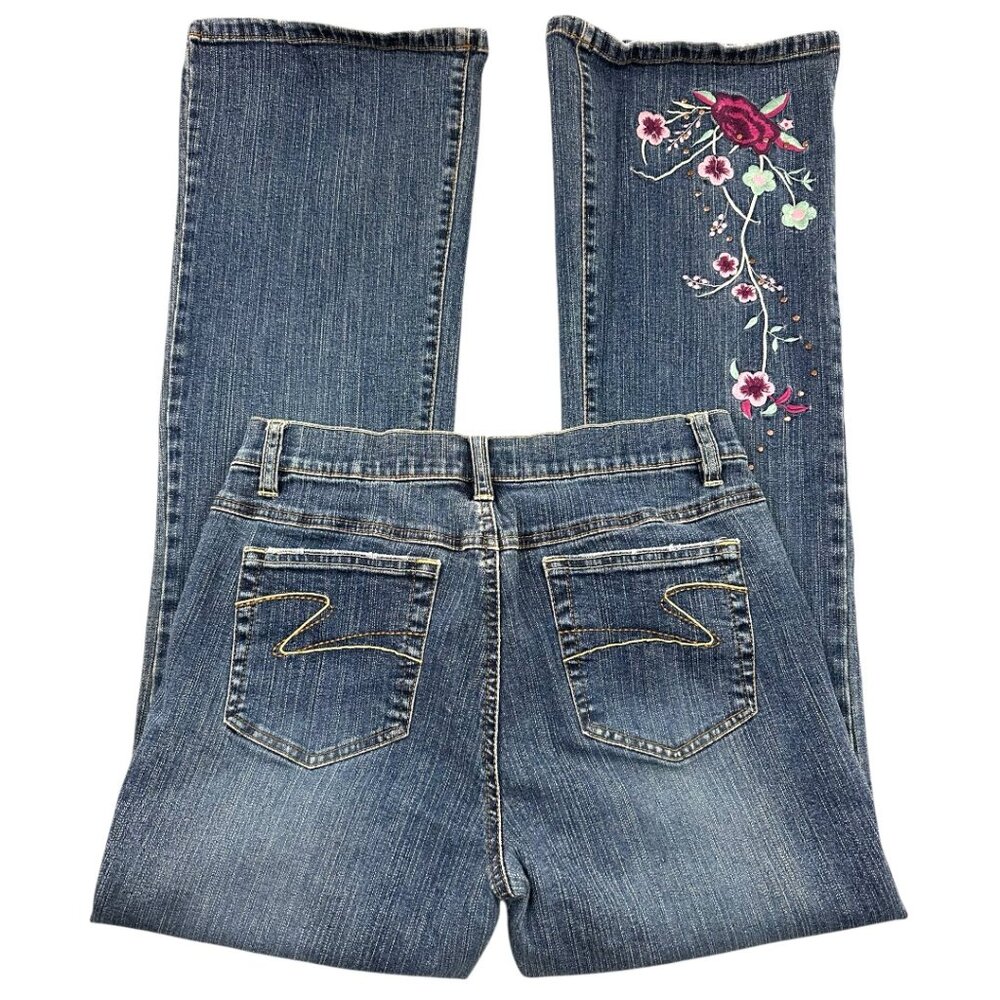 Y2K Tint Embroidered Bootcut Jeans